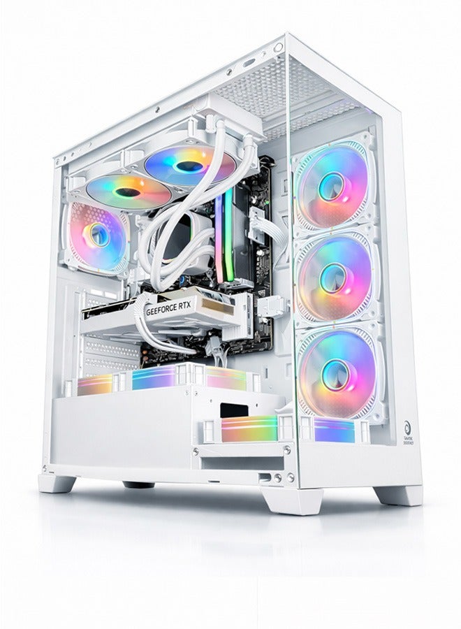Astra Gaming PC - Intel Core i7-14700F | GeForce RTX 5060 8GB GPU | 32GB DDR5 RAM-1TB NVMe SSD | 240mm Liquid Cooler-B760 MB-650W 80+ PSU | WiFi-Bluetooth-Windows 11 Pro | Game Sekret Desktop Computer | 1 Year Warranty